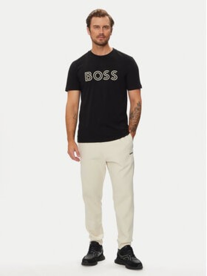 Boss T-Shirt 50519358 Czarny Regular Fit