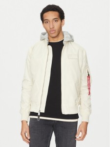 Alpha Industries Kurtka bomber Ma-1 196108 Beżowy Regular Fit