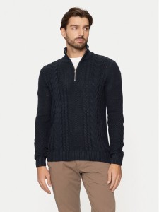 Jack&Jones Sweter Craig 12260826 Granatowy Regular Fit