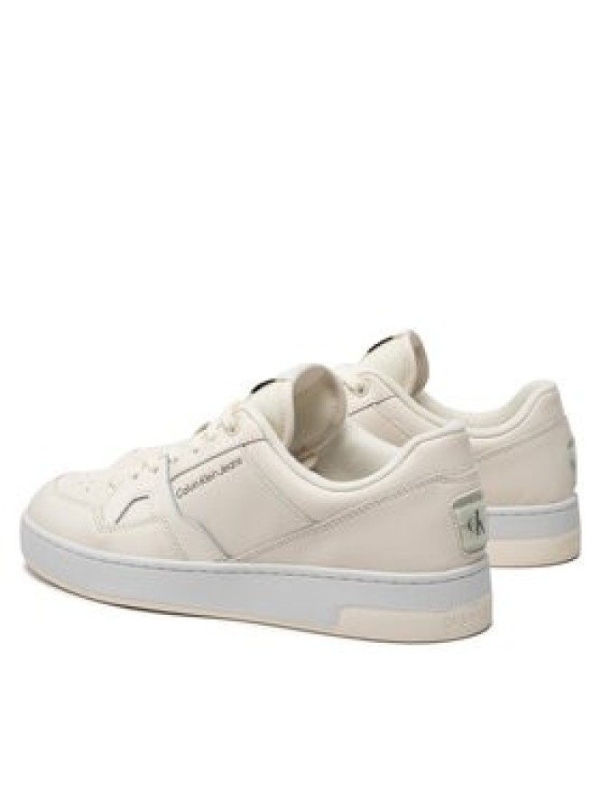 Calvin Klein Jeans Sneakersy Basket Cupsole Lacup Low YM0YM00497 Beżowy