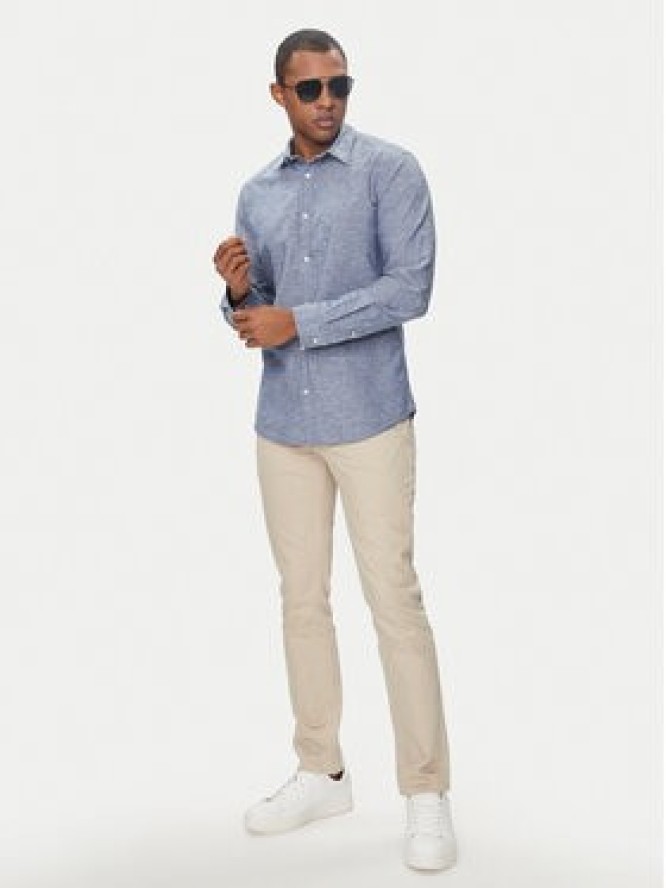 Jack&Jones Koszula 12248579 Niebieski Slim Fit