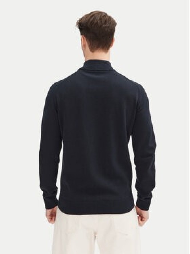 Aeronautica Militare Sweter 251MA1489L506 Granatowy Regular Fit