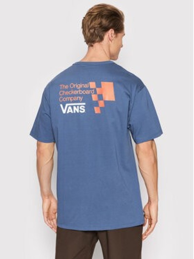 Vans T-Shirt Off The Wall Og Ch VN0A7PJI Niebieski Classic Fit