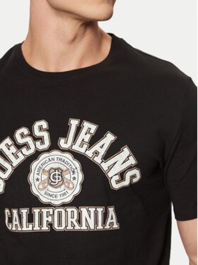 Guess Jeans T-Shirt M5RI80 K8HM0 Czarny Slim Fit