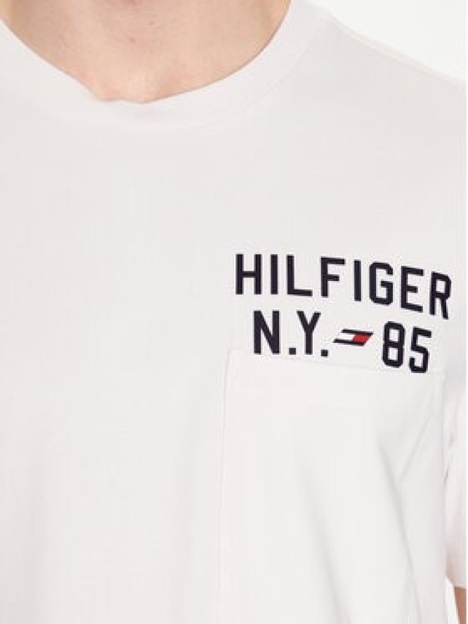 Tommy Hilfiger T-Shirt Graphic MW0MW30444 Écru Regular Fit