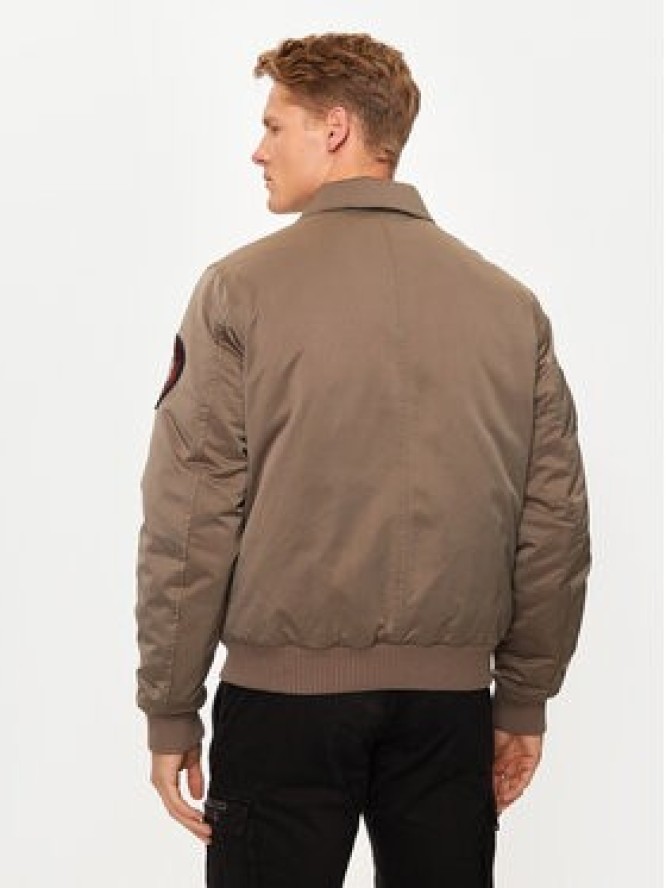 Aeronautica Militare Kurtka bomber 242AB2190CT3376 Brązowy Regular Fit