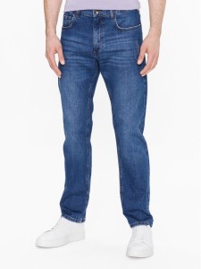 Sisley Jeansy 4I4ISE010 Granatowy Regular Fit