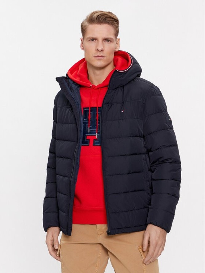 Tommy Hilfiger Kurtka przejściowa MW0MW34213 Granatowy Regular Fit