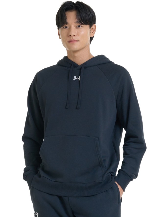 Bluza dresowa uniseks Under Armour UA Rival Fleece Hoodie - czarna