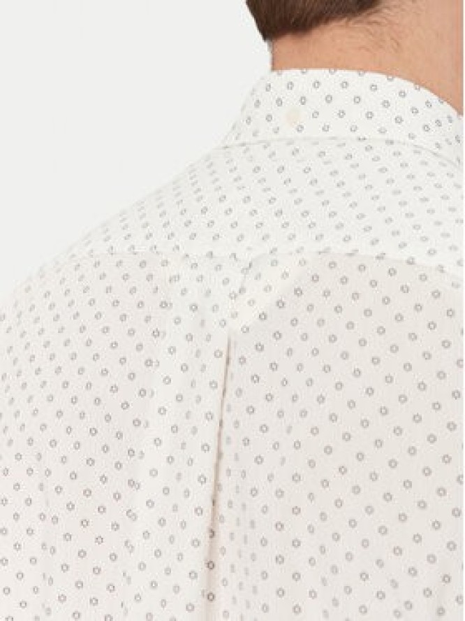 Gant Koszula 3250056 Biały Regular Fit