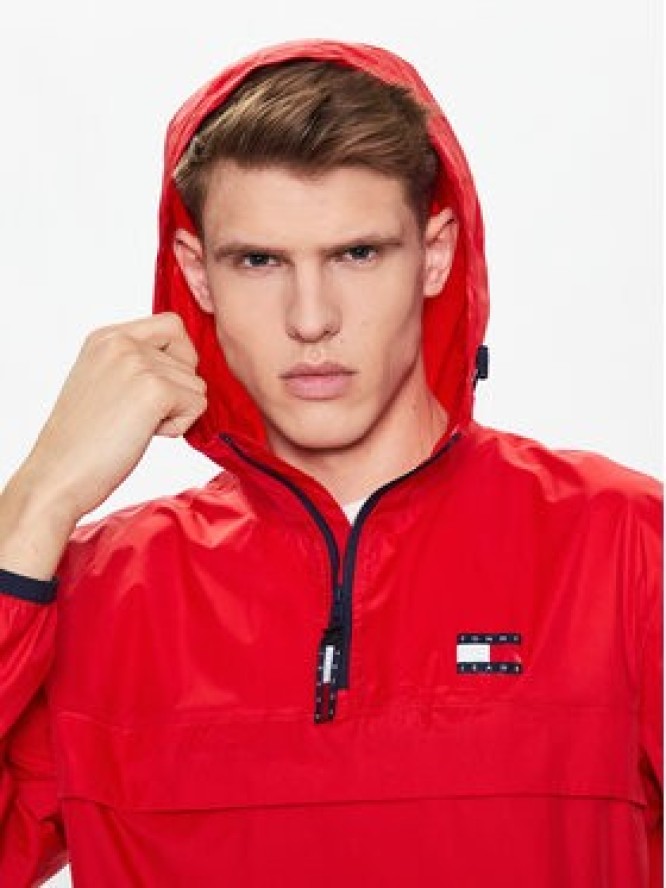 Tommy Jeans Kurtka anorak Chicago DM0DM15906 Czerwony Regular Fit