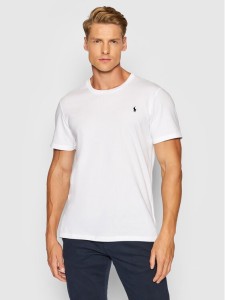 Polo Ralph Lauren T-Shirt Sle 714844756004 Biały Regular Fit