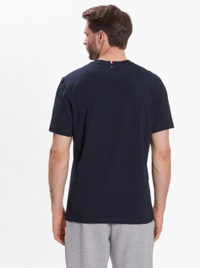 Tommy Hilfiger T-Shirt Essential Big Logo MW0MW30437 Granatowy Regular Fit