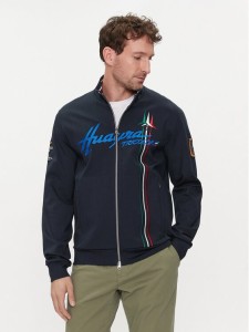 Aeronautica Militare Bluza 241FE1790F509 Granatowy Regular Fit