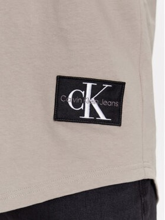 Calvin Klein Jeans T-Shirt J30J323482 Beżowy Regular Fit