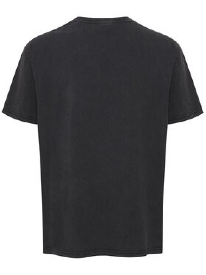 Solid T-Shirt 21107753 Czarny Regular Fit