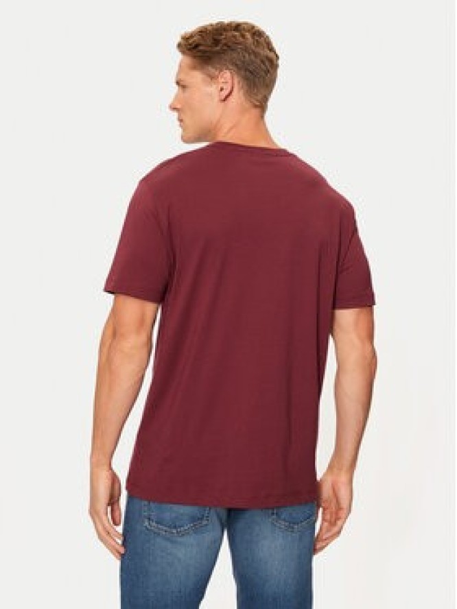 Gant T-Shirt Shield 2003184 Bordowy Regular Fit