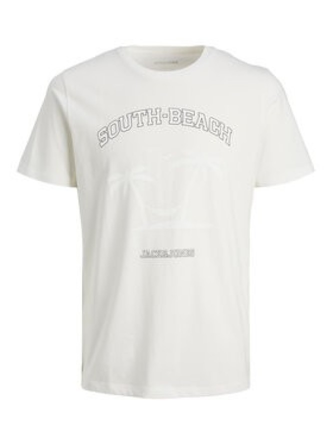 Jack&Jones T-Shirt Summer 12222921 Biały Regular Fit