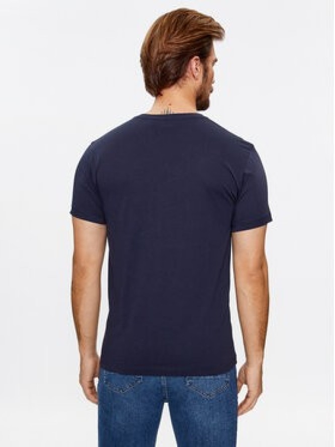 Gant T-Shirt Shield 2003186 Granatowy Slim Fit