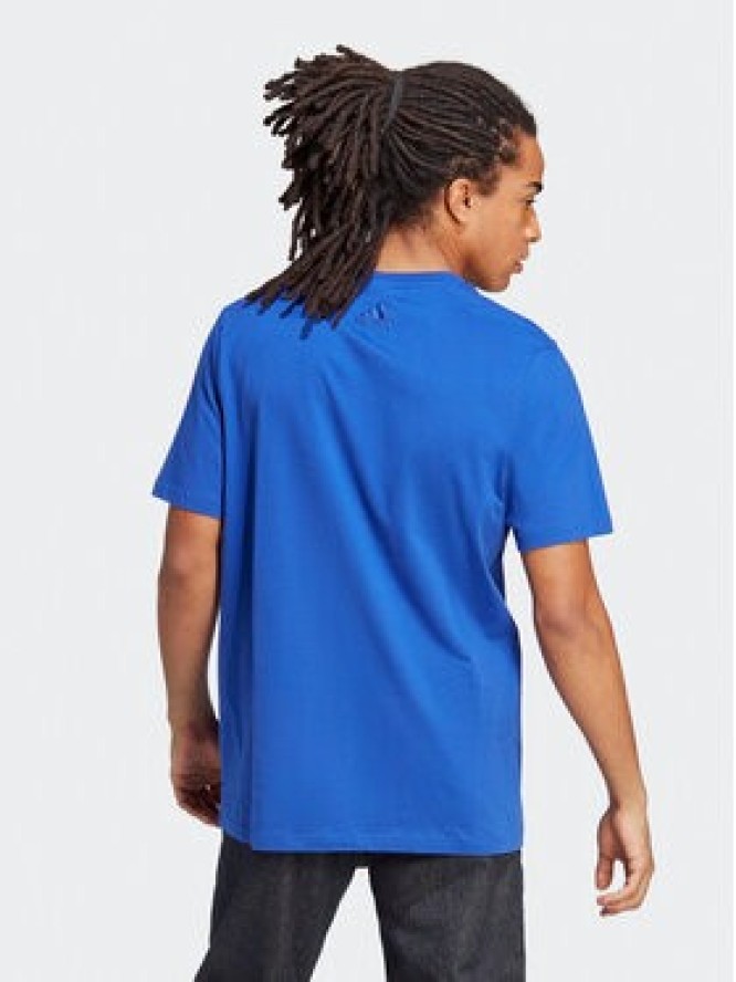 adidas T-Shirt Essentials Single Jersey Big Logo T-Shirt IC9351 Niebieski Regular Fit