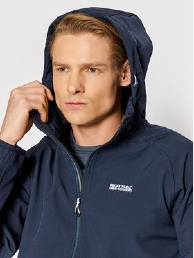 Regatta Kurtka softshell Arec III RML218 Granatowy Regular Fit