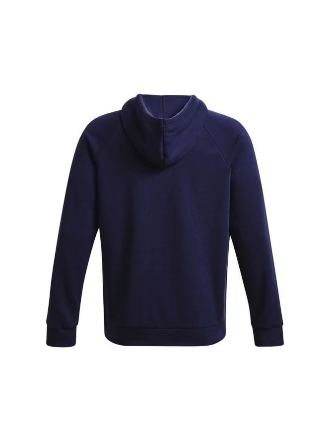 Bluza dresowa nierozpinana z kapturem męska Under Armour UA Rival Fleece Logo HD - granatowa