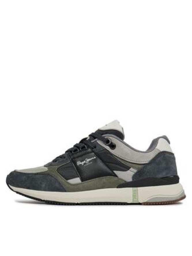 Pepe Jeans Sneakersy London Pro Mesh PMS60014 Czarny