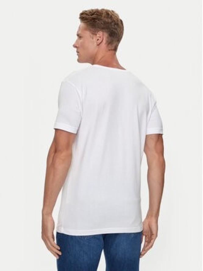 Pierre Cardin Komplet 2 t-shirtów 29991.000.9000 Biały Modern Fit