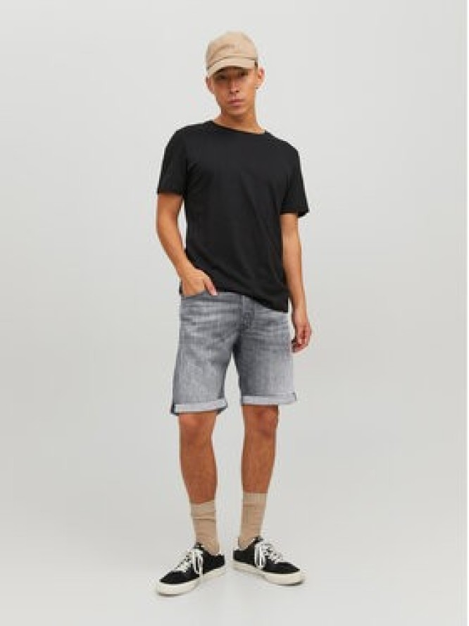 Jack&Jones Szorty jeansowe Chris 12236193 Szary Relaxed Fit