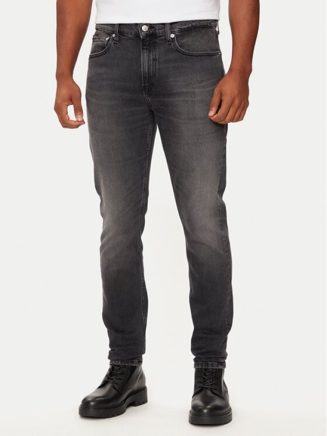 Calvin Klein Jeans Jeansy J30J326360 Czarny Slim Fit