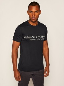 Armani Exchange T-Shirt 8NZT72 Z8H4Z 1510 Granatowy Slim Fit