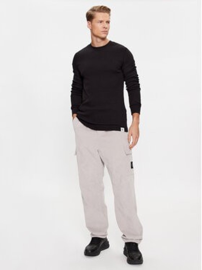 Calvin Klein Jeans Longsleeve J30J323481 Czarny Slim Fit
