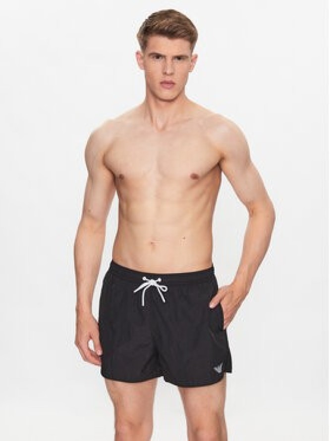 Emporio Armani Underwear Szorty kąpielowe 211756 3R422 00020 Czarny Regular Fit