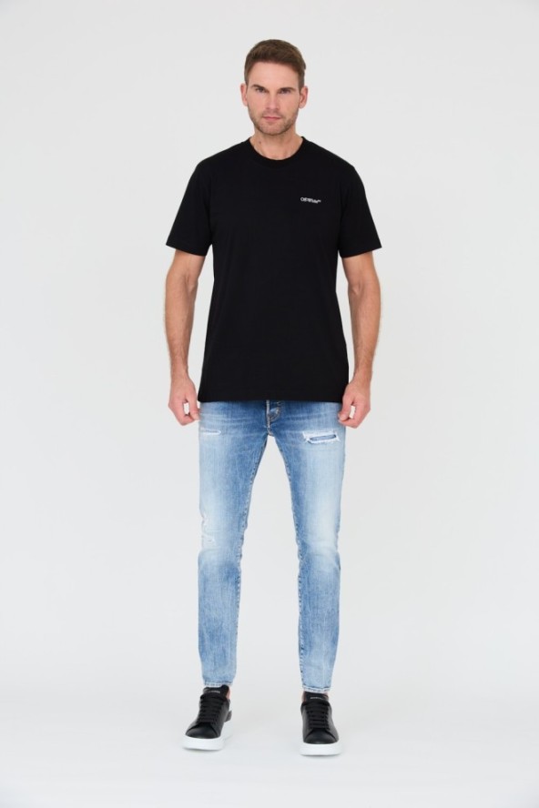 OFF-WHITE Czarny t-shirt