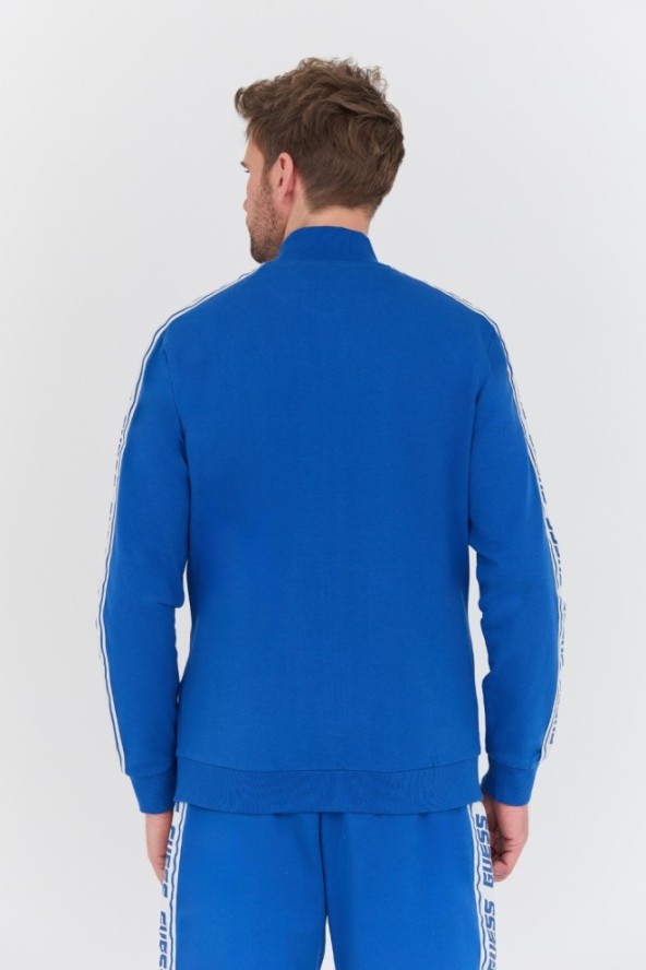 GUESS Niebieska bluza Full Zip