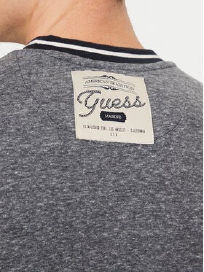 Guess Sweter M5RQ12 KCLK2 Granatowy Regular Fit