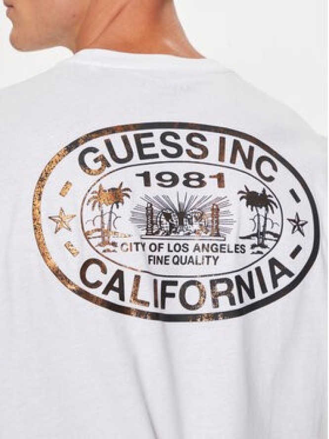 Guess T-Shirt M4YI92 K9RM1 Biały Regular Fit