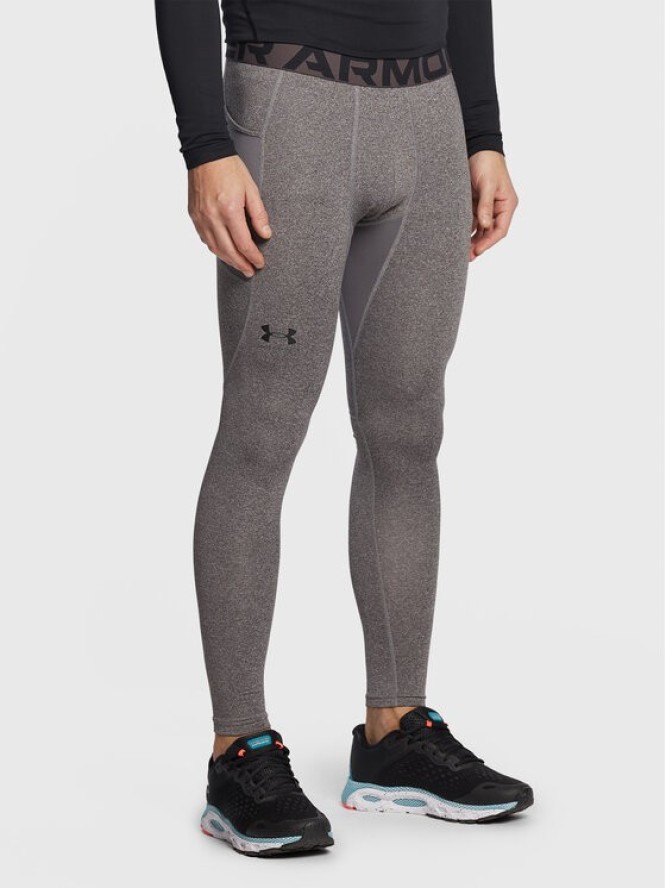 Under Armour Legginsy ColdGear® 1366075 Szary Skinny Fit