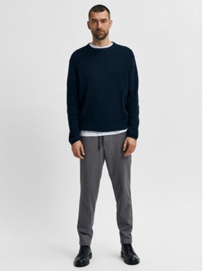 Selected Homme Sweter 16079776 Granatowy Regular Fit