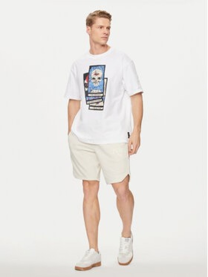 Puma T-Shirt Hoops Deck 624776 Biały Regular Fit