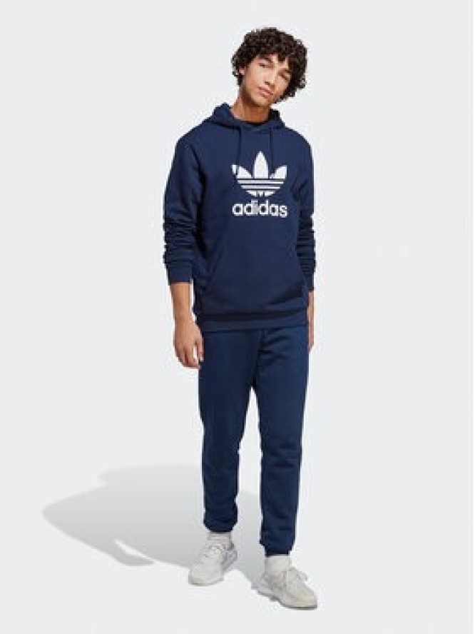 adidas Bluza adicolor Classics Trefoil Hoodie IA4886 Granatowy Regular Fit