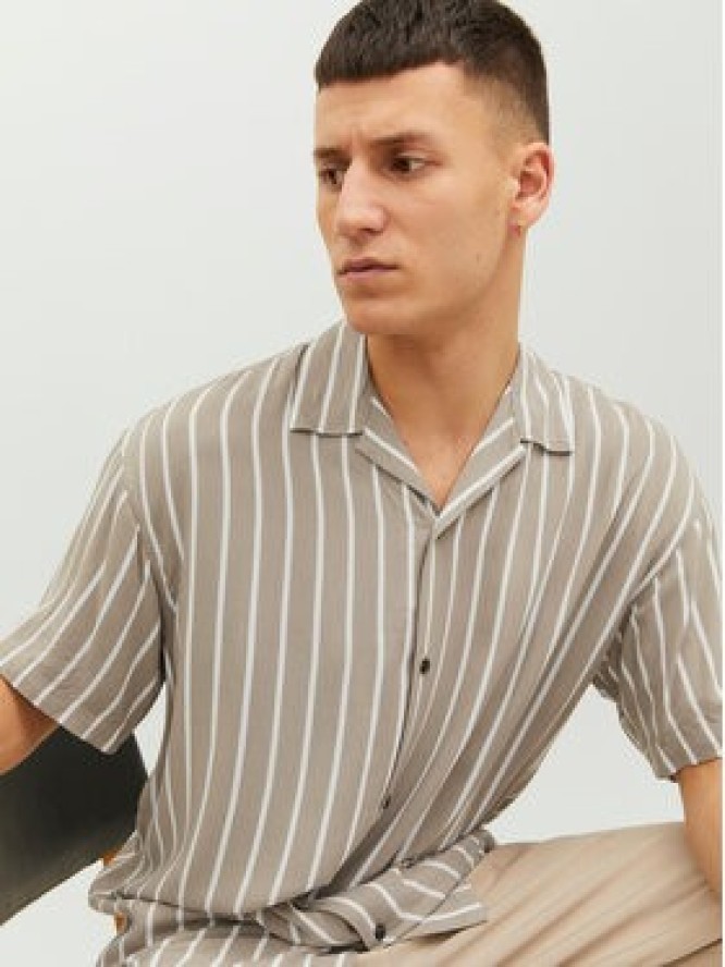 Jack&Jones Koszula Jeff 12220423 Beżowy Relaxed Fit