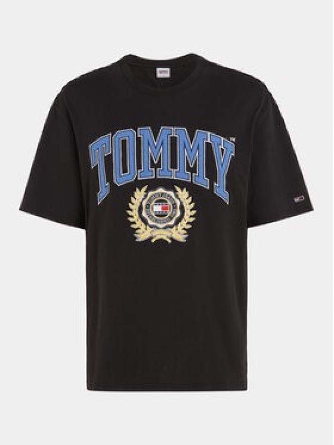 Tommy Jeans T-Shirt DM0DM16832 Czarny Relaxed Fit