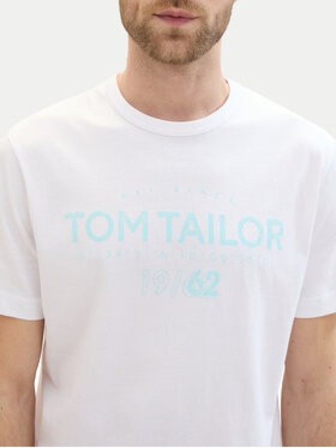 Tom Tailor T-Shirt 1041871 Biały Regular Fit