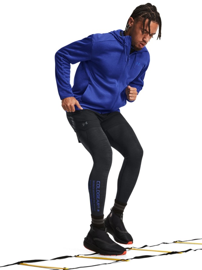 Legginsy treningowe męskie Under Armour UA CG Armour Twist Lgs - czarne