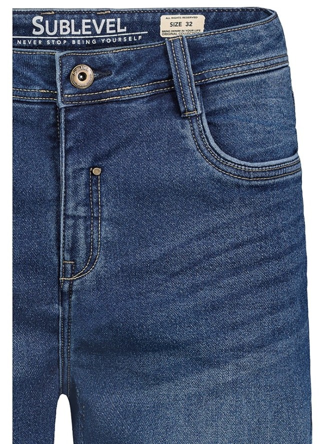 Sublevel Szorty dżinsowe w kolorze niebieskim rozmiar: W32