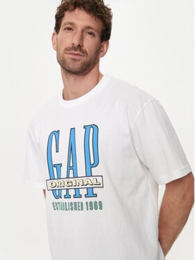 Gap T-Shirt 664006-01 Biały Regular Fit