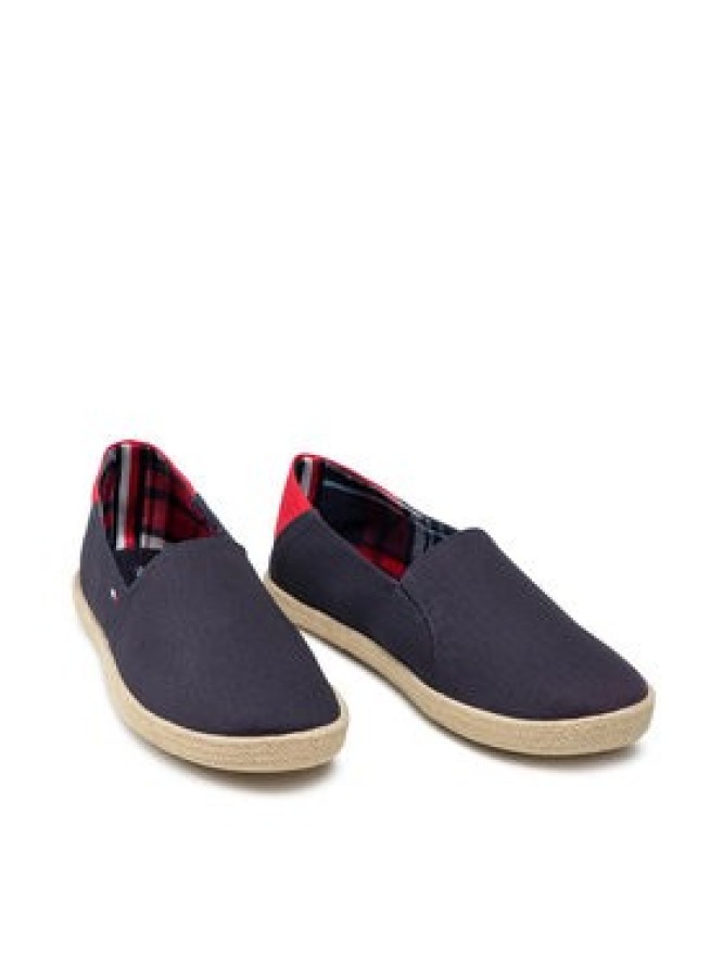 Tommy Hilfiger Espadryle Easy Summer Slip On FM0FM00569 Granatowy