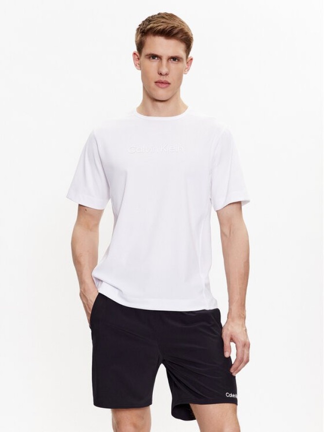 Calvin Klein Performance T-Shirt 00GMS3K107 Biały Regular Fit