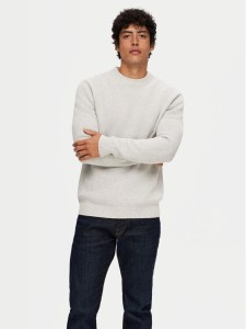 Selected Homme Sweter Dane 16092599 Szary Regular Fit